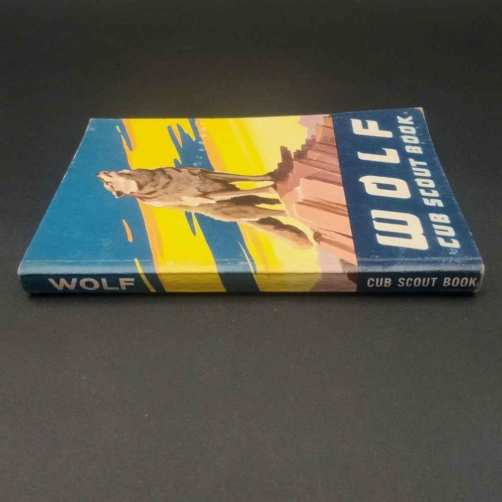 1954 Wolf Cub‎ Scout Handbook Book Paperback VTG Educational B10.1GA3405